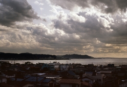 Vista sobre a baía de Kamakura 