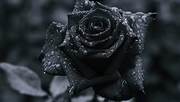 Rose noire 