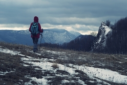 Winter hiking 