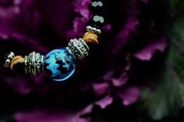 Tiger eye and deep sea blue accessories_ 