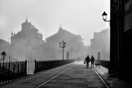 Neblinas na ponte 