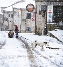 Montalegre com neve 